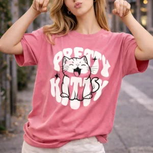 London Hills Women Printed Round Neck Cotton Blend