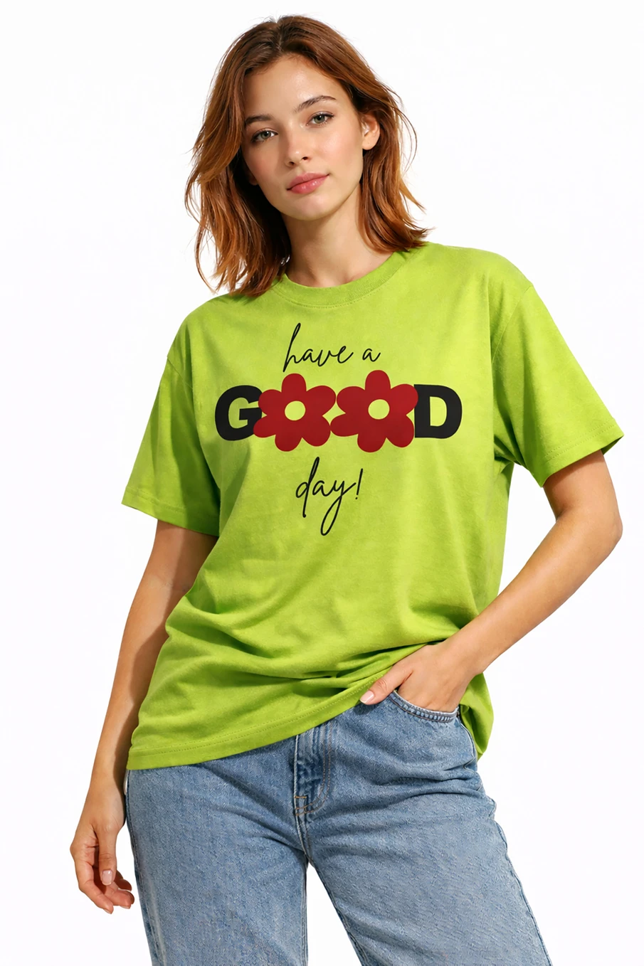 London Hills Women Printed Round Neck Cotton Blend - Image 5