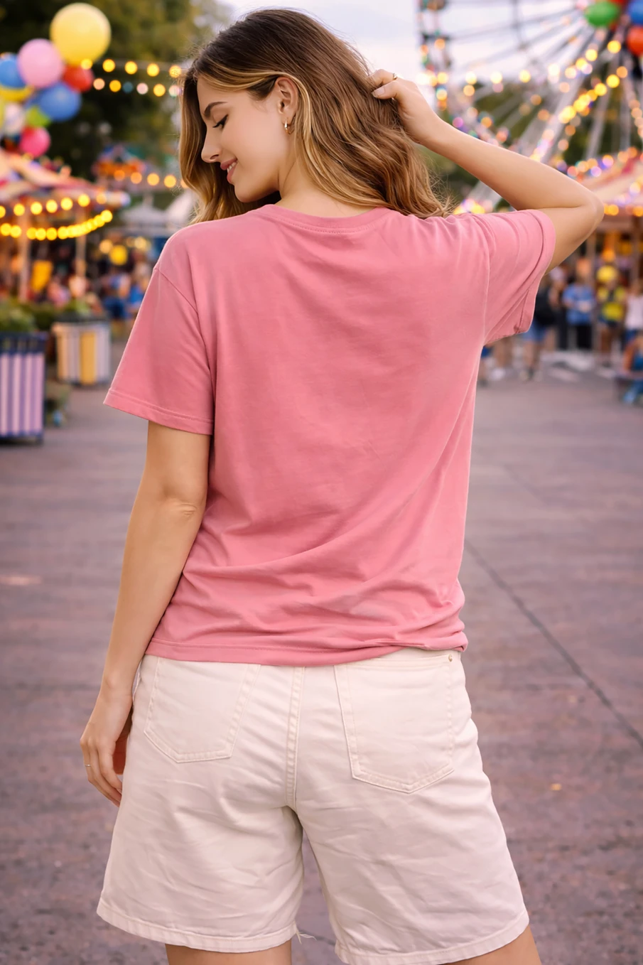 London Hills Women Printed Round Neck Cotton Blend - Image 3